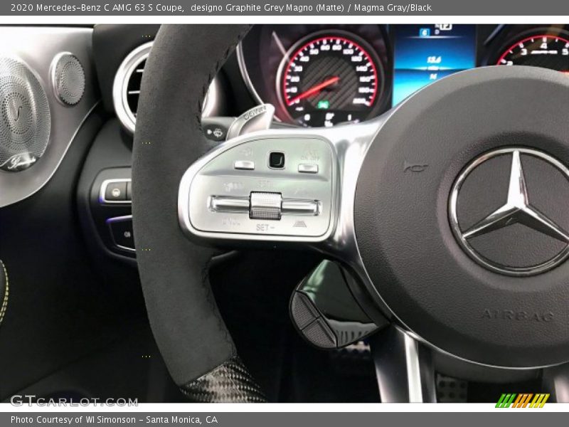 designo Graphite Grey Magno (Matte) / Magma Gray/Black 2020 Mercedes-Benz C AMG 63 S Coupe