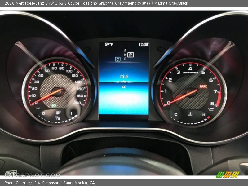 designo Graphite Grey Magno (Matte) / Magma Gray/Black 2020 Mercedes-Benz C AMG 63 S Coupe