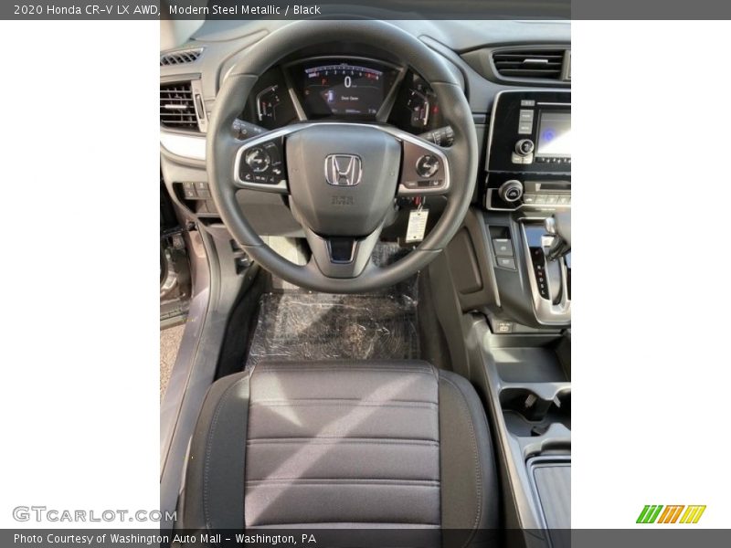 Modern Steel Metallic / Black 2020 Honda CR-V LX AWD