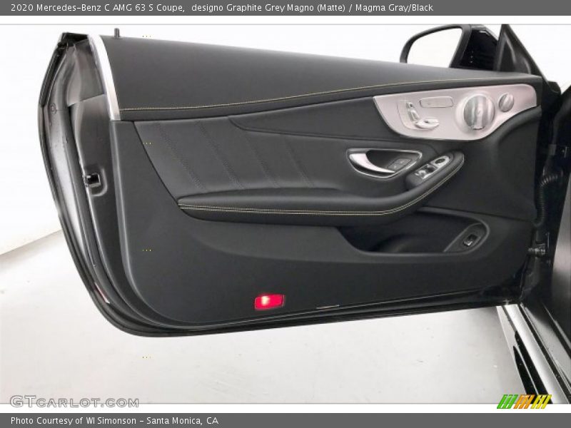 designo Graphite Grey Magno (Matte) / Magma Gray/Black 2020 Mercedes-Benz C AMG 63 S Coupe
