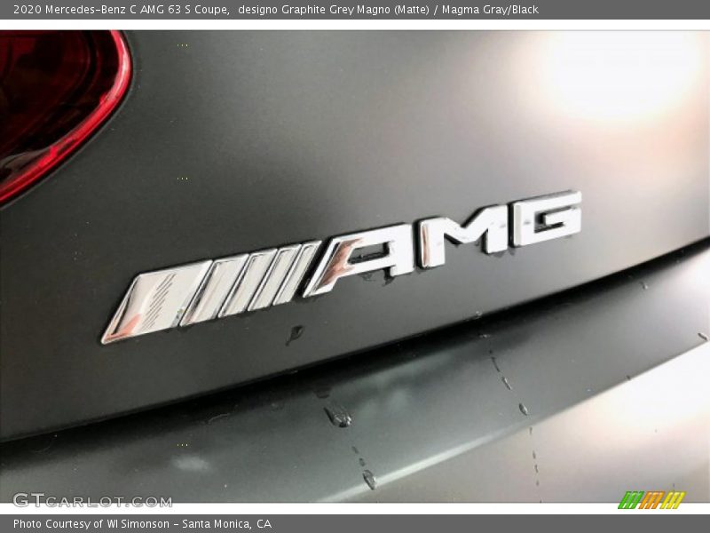 designo Graphite Grey Magno (Matte) / Magma Gray/Black 2020 Mercedes-Benz C AMG 63 S Coupe