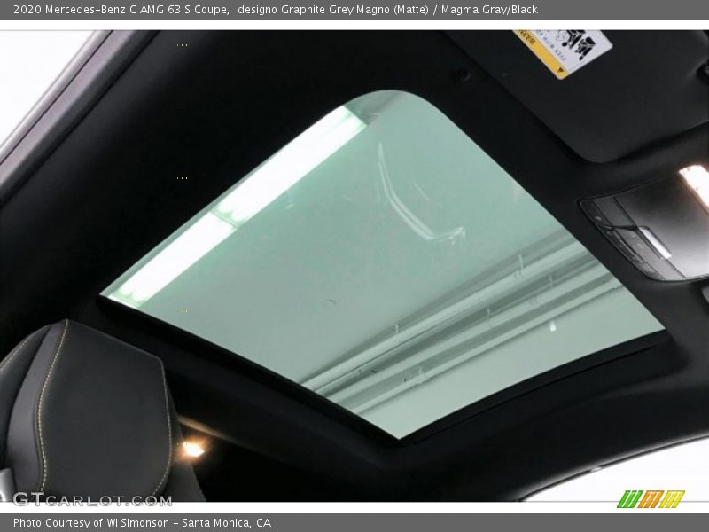 designo Graphite Grey Magno (Matte) / Magma Gray/Black 2020 Mercedes-Benz C AMG 63 S Coupe