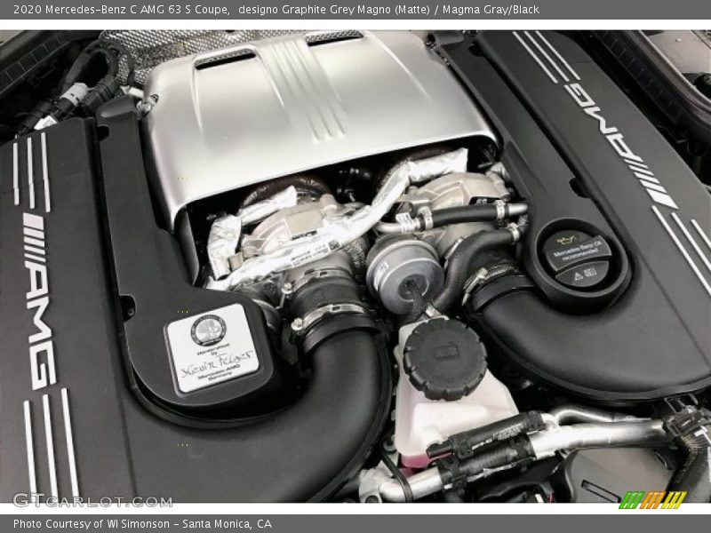 designo Graphite Grey Magno (Matte) / Magma Gray/Black 2020 Mercedes-Benz C AMG 63 S Coupe