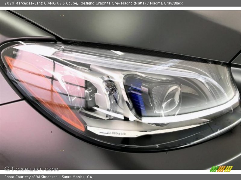 designo Graphite Grey Magno (Matte) / Magma Gray/Black 2020 Mercedes-Benz C AMG 63 S Coupe