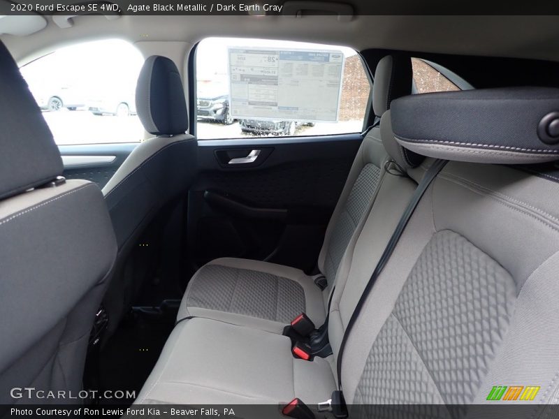 Rear Seat of 2020 Escape SE 4WD