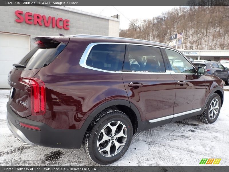 Sangria / Black 2020 Kia Telluride EX AWD