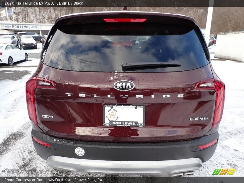 Sangria / Black 2020 Kia Telluride EX AWD