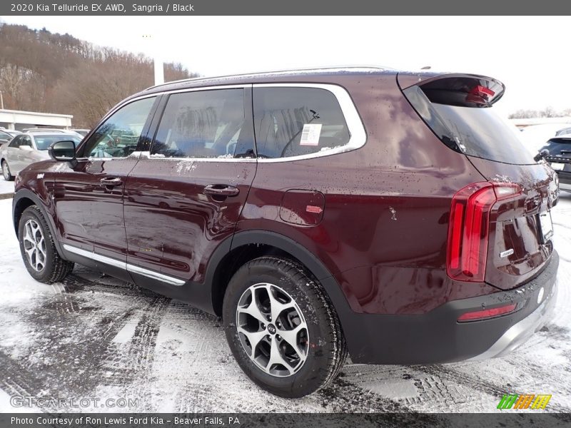 Sangria / Black 2020 Kia Telluride EX AWD