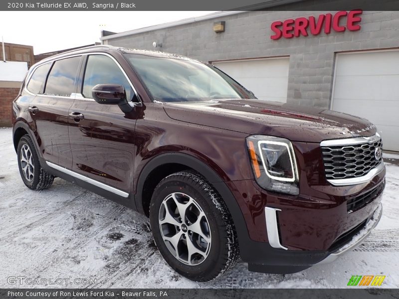Front 3/4 View of 2020 Telluride EX AWD