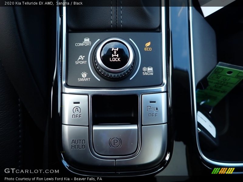 Controls of 2020 Telluride EX AWD