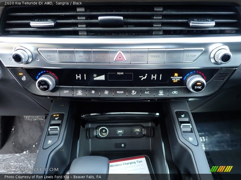 Controls of 2020 Telluride EX AWD