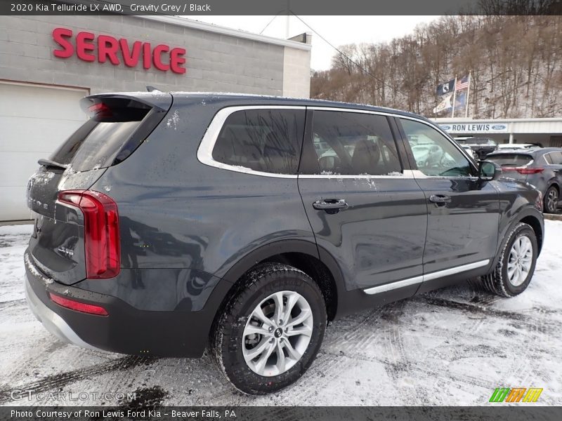 Gravity Grey / Black 2020 Kia Telluride LX AWD