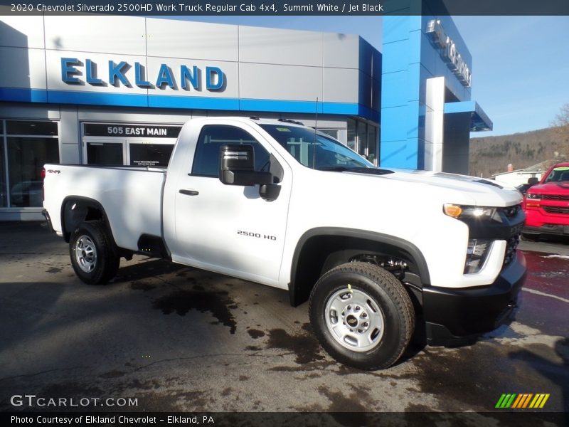 Summit White / Jet Black 2020 Chevrolet Silverado 2500HD Work Truck Regular Cab 4x4