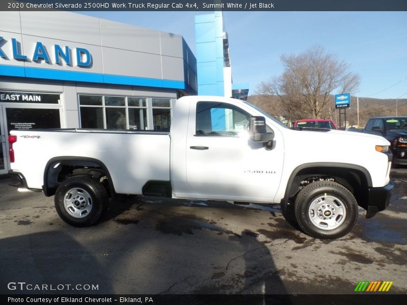 Summit White / Jet Black 2020 Chevrolet Silverado 2500HD Work Truck Regular Cab 4x4