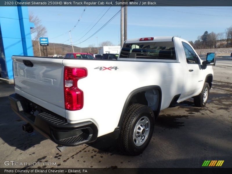 Summit White / Jet Black 2020 Chevrolet Silverado 2500HD Work Truck Regular Cab 4x4