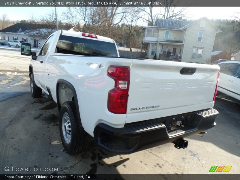 Summit White / Jet Black 2020 Chevrolet Silverado 2500HD Work Truck Regular Cab 4x4