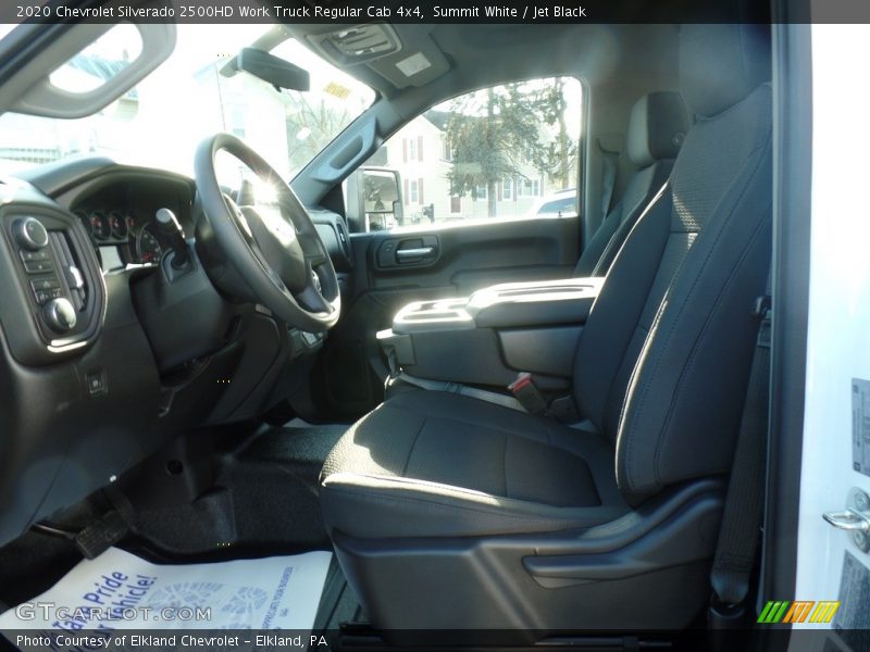 Summit White / Jet Black 2020 Chevrolet Silverado 2500HD Work Truck Regular Cab 4x4
