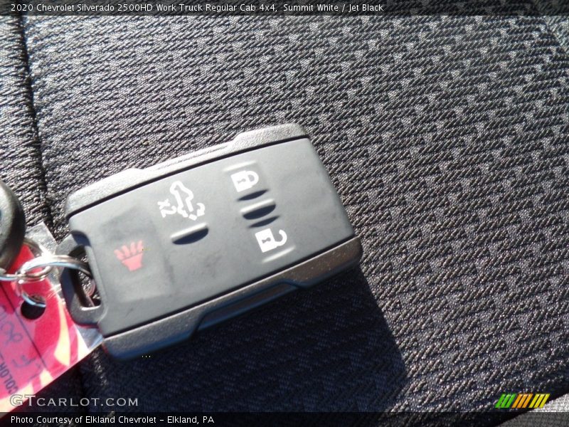 Summit White / Jet Black 2020 Chevrolet Silverado 2500HD Work Truck Regular Cab 4x4