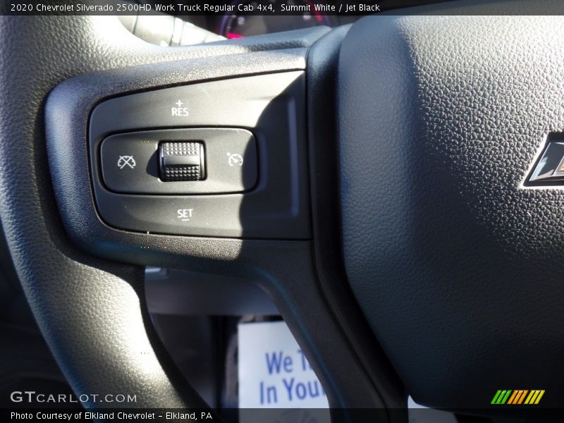 Summit White / Jet Black 2020 Chevrolet Silverado 2500HD Work Truck Regular Cab 4x4