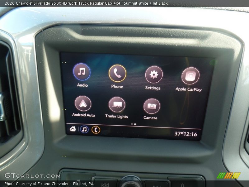 Summit White / Jet Black 2020 Chevrolet Silverado 2500HD Work Truck Regular Cab 4x4