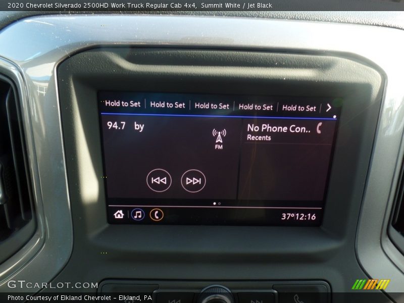 Summit White / Jet Black 2020 Chevrolet Silverado 2500HD Work Truck Regular Cab 4x4