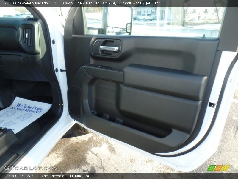 Summit White / Jet Black 2020 Chevrolet Silverado 2500HD Work Truck Regular Cab 4x4