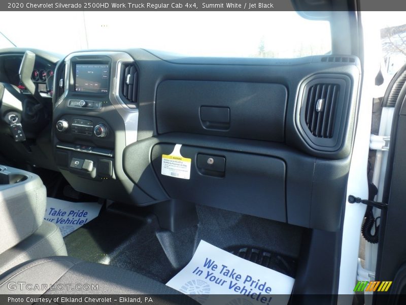 Summit White / Jet Black 2020 Chevrolet Silverado 2500HD Work Truck Regular Cab 4x4