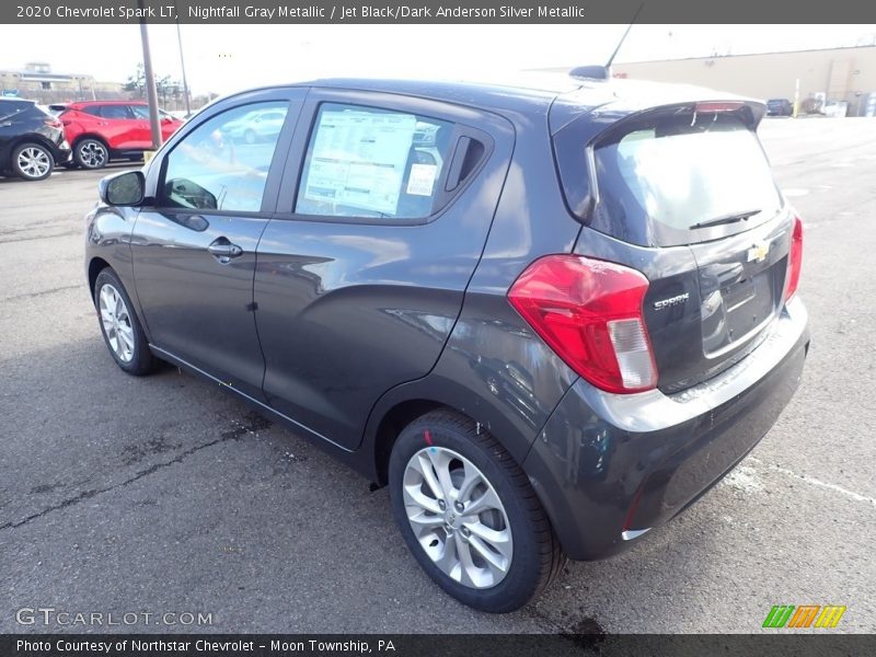 Nightfall Gray Metallic / Jet Black/Dark Anderson Silver Metallic 2020 Chevrolet Spark LT