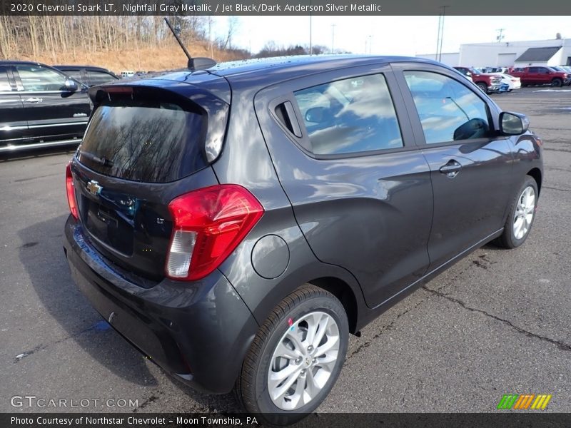 Nightfall Gray Metallic / Jet Black/Dark Anderson Silver Metallic 2020 Chevrolet Spark LT
