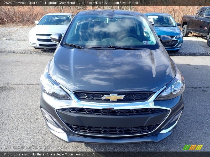 Nightfall Gray Metallic / Jet Black/Dark Anderson Silver Metallic 2020 Chevrolet Spark LT