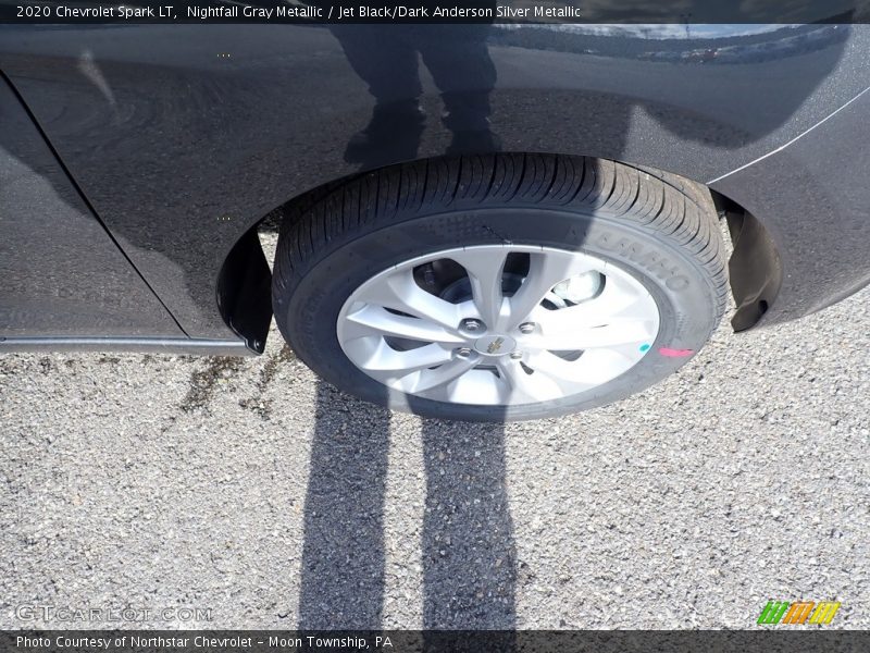 Nightfall Gray Metallic / Jet Black/Dark Anderson Silver Metallic 2020 Chevrolet Spark LT