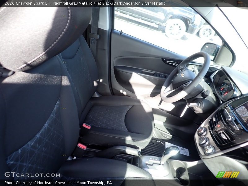 Nightfall Gray Metallic / Jet Black/Dark Anderson Silver Metallic 2020 Chevrolet Spark LT