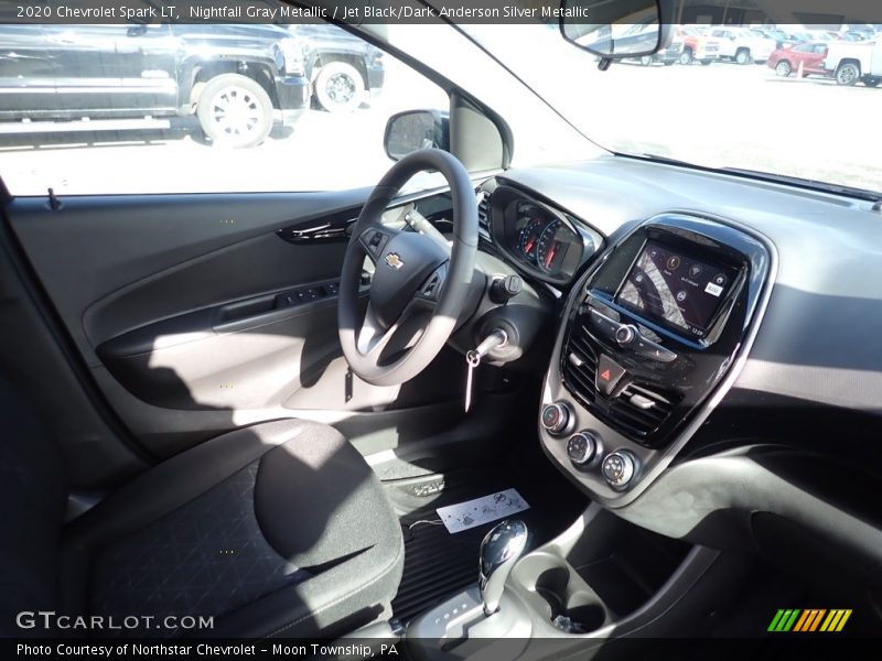 Nightfall Gray Metallic / Jet Black/Dark Anderson Silver Metallic 2020 Chevrolet Spark LT