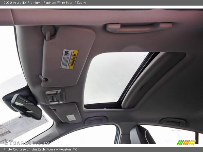 Platinum White Pearl / Ebony 2020 Acura ILX Premium