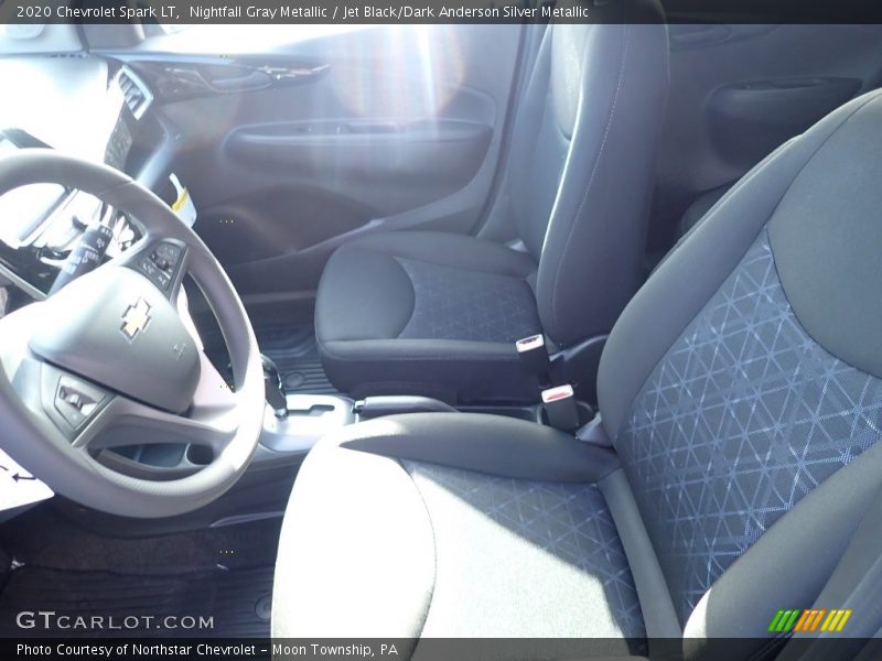 Nightfall Gray Metallic / Jet Black/Dark Anderson Silver Metallic 2020 Chevrolet Spark LT