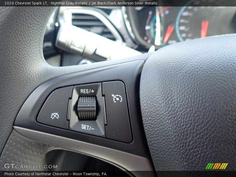 Nightfall Gray Metallic / Jet Black/Dark Anderson Silver Metallic 2020 Chevrolet Spark LT