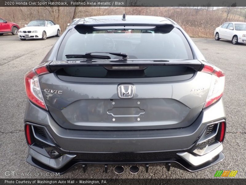 Polished Metal Metallic / Black 2020 Honda Civic Sport Hatchback