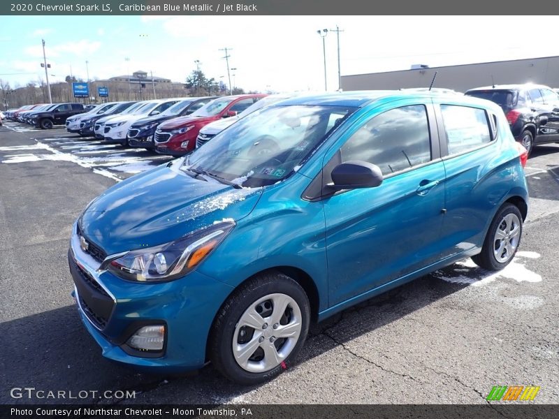 Caribbean Blue Metallic / Jet Black 2020 Chevrolet Spark LS