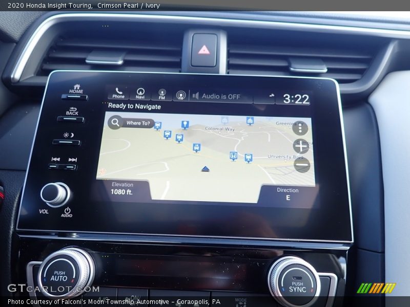 Crimson Pearl / Ivory 2020 Honda Insight Touring