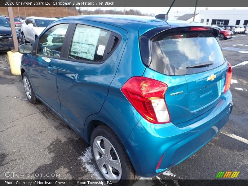 Caribbean Blue Metallic / Jet Black 2020 Chevrolet Spark LS