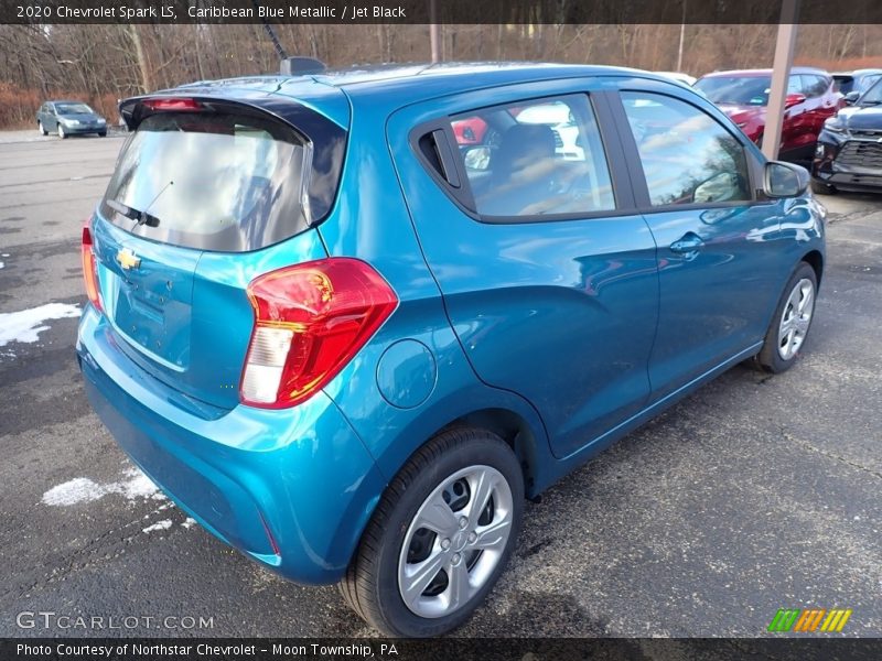 Caribbean Blue Metallic / Jet Black 2020 Chevrolet Spark LS