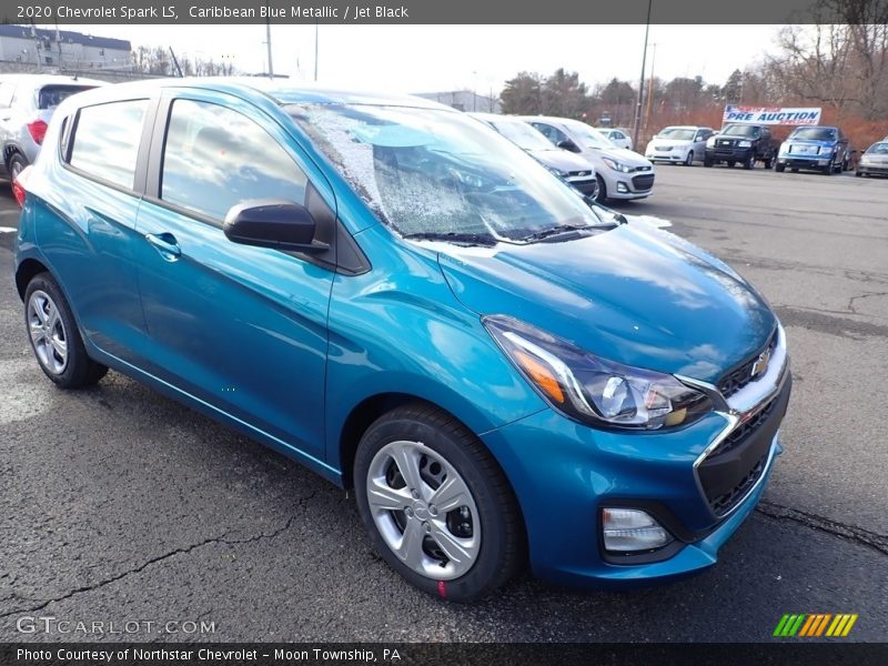 Caribbean Blue Metallic / Jet Black 2020 Chevrolet Spark LS