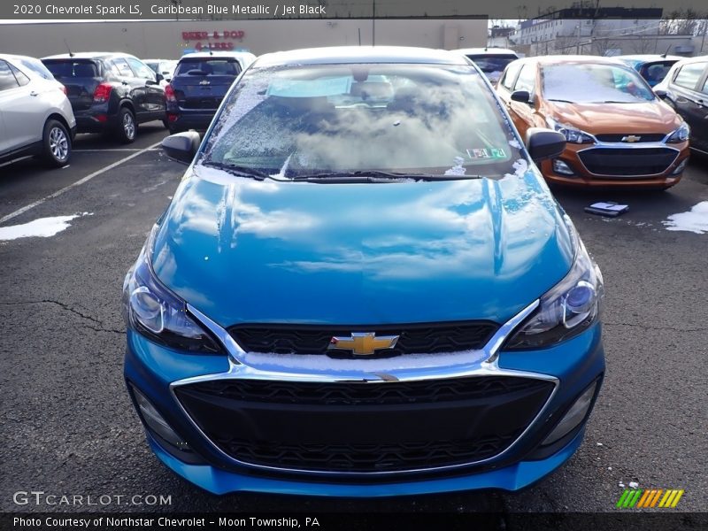 Caribbean Blue Metallic / Jet Black 2020 Chevrolet Spark LS
