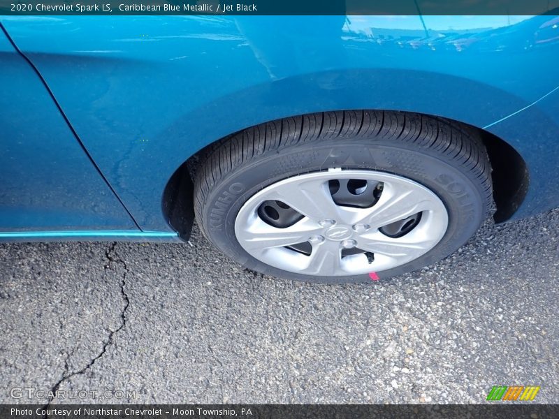 Caribbean Blue Metallic / Jet Black 2020 Chevrolet Spark LS