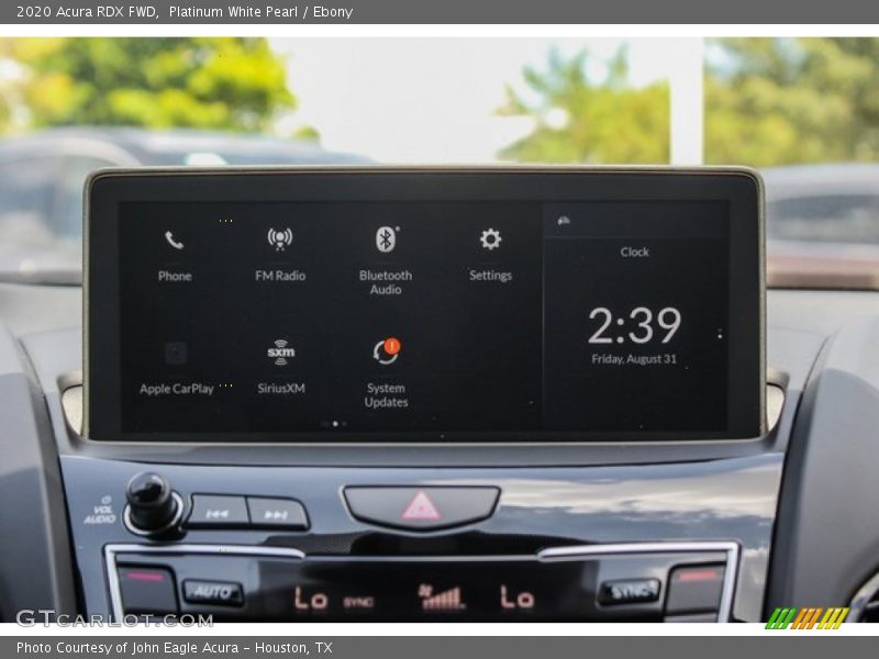 Platinum White Pearl / Ebony 2020 Acura RDX FWD