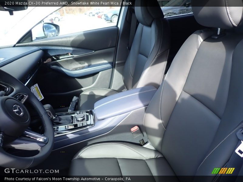 Snowflake White Pearl Mica / Black 2020 Mazda CX-30 Preferred AWD