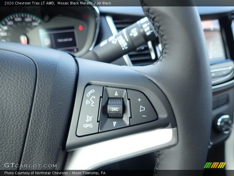 Mosaic Black Metallic / Jet Black 2020 Chevrolet Trax LT AWD