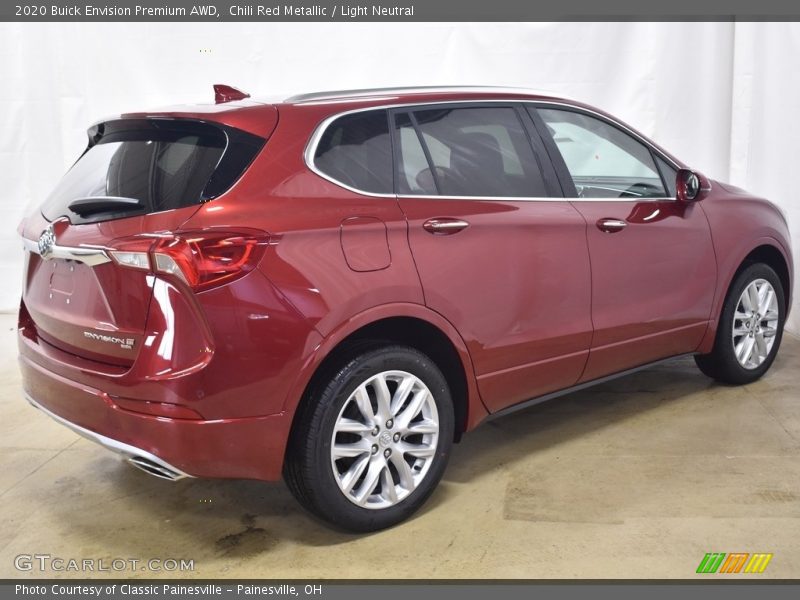 Chili Red Metallic / Light Neutral 2020 Buick Envision Premium AWD