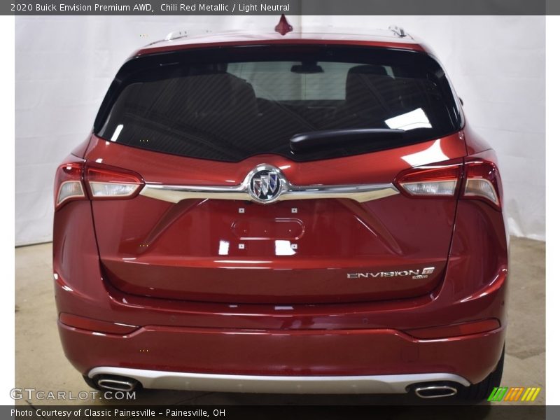 Chili Red Metallic / Light Neutral 2020 Buick Envision Premium AWD