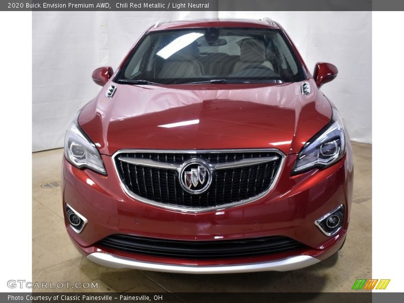 Chili Red Metallic / Light Neutral 2020 Buick Envision Premium AWD